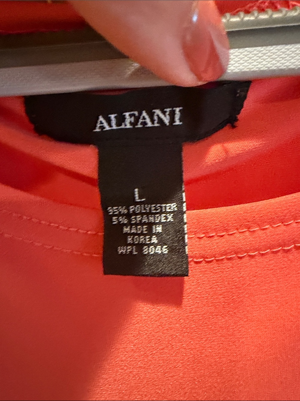 Alfani Coral Swing Tunic Top - Picture 2 of 3